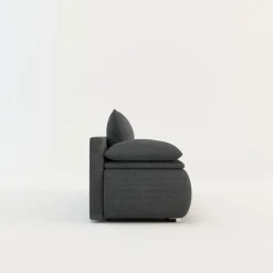 Sofa sztruksowa szara LIVSI