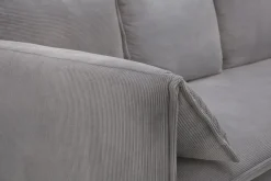 New Form Sofa sztruksowa szara SUNNY