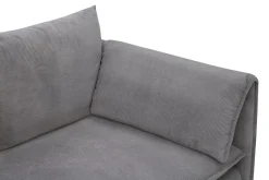 New Form Sofa sztruksowa szara SUNNY