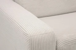 Werdomo Sofa sztruksowa z materacem OMBRE