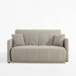 Sofa trzyosobowa szara BRIG