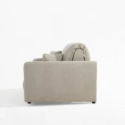 Sofa trzyosobowa szara BRIG