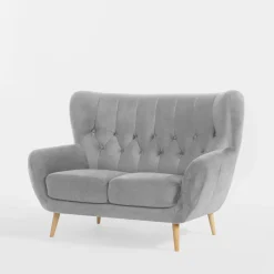 Sofy|Impresti Sofa uszak 2-osobowa jasnoszara KELSO