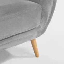 Sofy|Impresti Sofa uszak 2-osobowa jasnoszara KELSO