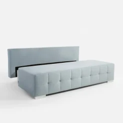 Sofa welurowa błękitna LILI