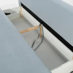 Sofa welurowa błękitna LILI