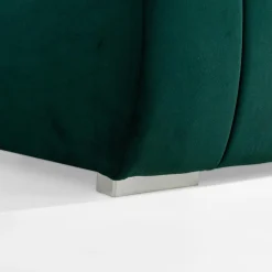 Sofa welurowa butelkowa zieleń ISOLA NEW