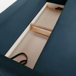 inny Sofa welurowa granatowa ROMA