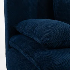 Sofy| Sofa welurowa granatowa VERDE