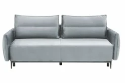 Sofa welurowa jasnoszara KIOTO
