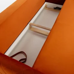 Sofy|inny Sofa welurowa ruda ROMA