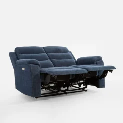 Sofy| Sofa z funkcją relaks niebieska ZATRI