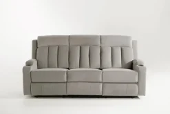 Sofa z funkcją relaks szara KAVERNO