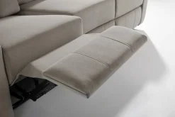 Sofa z funkcją relaks szara KAVERNO