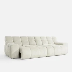 Sofy|Werdomo Sofa z regulowanym siedziskiem jasnobeżowa CAMPILE