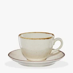 Filiżanki I Spodki|Ambition Spodek porcelanowy beżowy CRAFT 14,5 cm