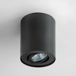 Zumaline Spot natynkowy czarny RONDOC 9,3 cm
