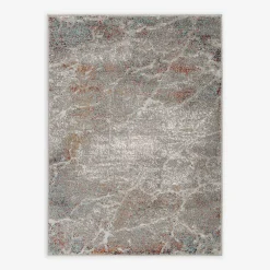 Dywany Z Krótkim Włosiem|inny Srebrny dywan retro ADALYA, 160x230 cm