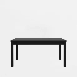 Stoły|FORTE Stół rozkładany czarny 160-207 cm