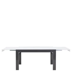 Stół rozkładany IMPERIA połysk biały / grafit