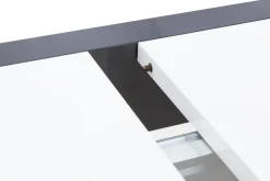 Stół rozkładany IMPERIA połysk biały / grafit