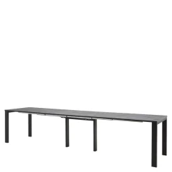 Stół rozkładany industrialny ciemny beton VAST