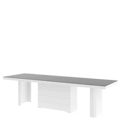 Stoły| Stół rozkładany KOLOS II MAT szary / biały