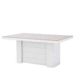 Stół rozkładany KOLOS II połysk cappucino / biały