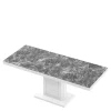 Stoły|inny Stół rozkładany LIMENA 140 - 190 cm nadruk czarny VENATINO marmur mat