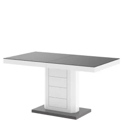 Stoły| Stół rozkładany LIMENA MAT szary / biały