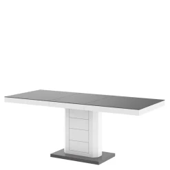 Stoły| Stół rozkładany LIMENA MAT szary / biały