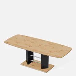 inny Stół rozkładany LINOSA 3 dąb artisan / czarny połysk 160-256