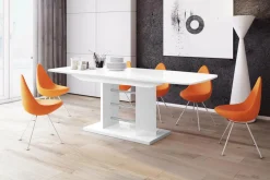 Stół rozkładany LINOSA 3 połysk biały