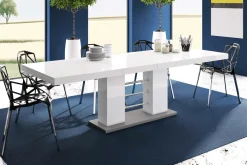 Stół rozkładany LINOSA 2 połysk biały