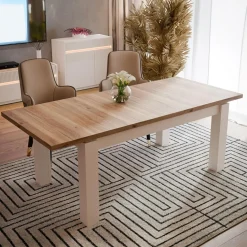 Stoły|FORTE Stół rozkładany nowoczesny 160-200 cm