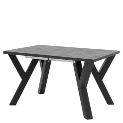 Stół rozkładany PIER ciemny beton