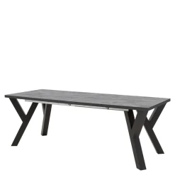 Stół rozkładany PIER ciemny beton