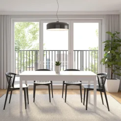 inny Stół rozkładany UNO biały 160-230 cm