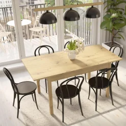 inny Stół rozkładany UNO dąb artisan 120-160 cm