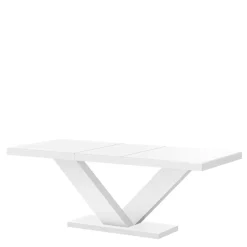 Stół rozkładany VICTORIA MAT biały