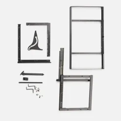 Systemy Cargo|VORTUNG Stelaż do cargo narożnego, prawostronny, highclass grey