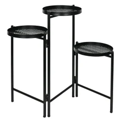 Donice, Osłonki I Kwietniki| Stojak kwietnik czarny 50 cm