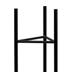 Donice, Osłonki I Kwietniki| Stojak metalowy na donicę czarny SENS 75 cm