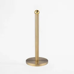 inny Stojak na ręcznik papierowy złoty DIEGO 15x35 cm