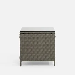 inny Stolik do ogrodu kwadratowy SKOTI szary