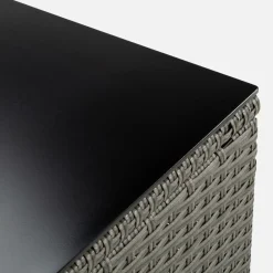 inny Stolik do ogrodu kwadratowy SKOTI szary