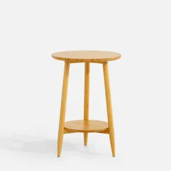 inny Stolik drewniany z półką PININI