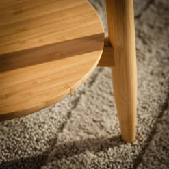 inny Stolik drewniany z półką PININI