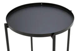 Stolik kawowy czarny metalowy SAPOR
