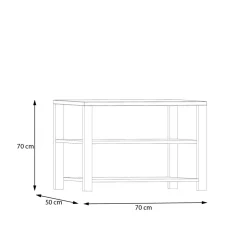 FORTE Stolik kawowy kwadratowy
